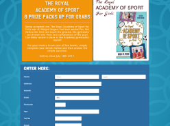 Win 1 of 5 copies of The Royal Academy of Sport for Girls books