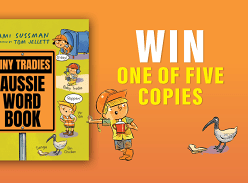 Win 1 of 5 copies of Tiny Tradies: Aussie Word Book