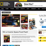 Win 1 of 5 cosmic space food packs!