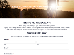 Win 1 of 5 Cyclic Fly12 CE Bike Camera & microSD Card Prize Packs