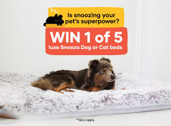 Win 1 of 5 Deluxe Snooza Dog or Cat Beds