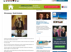Win 1 of 5 double movie passes to see 'Gold'!