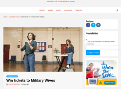 Win 1 of 5 Double Passes to Military Wives