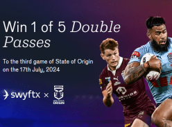 Win 1 of 5 Double Passes to State of Origin 3