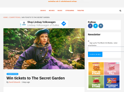 Win 1 of 5 Double Passes to The Secret Garden