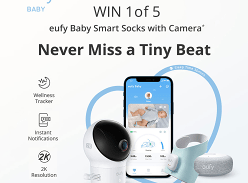 Win 1 of 5 Eufy Baby S340 Smart Sock Baby Monitors with Camera
