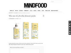 Win 1 of 5 Evodia skincare packs!