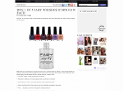 Win 1 of 5 FABY Polishes worth $150 each!