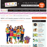 Win 1 of 5 family passes to Hi-5 in concert