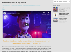 Win 1 of 5 Family Passes to Toy Story 4