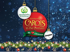 Win 1 of 5 Family Passes to Woolworths Carols in the Domain