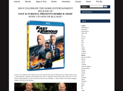Win 1 of 5 Fast & Furious DVDs
