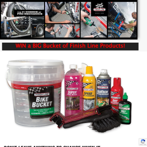 Win 1 of 5 Finish Line Bike Cleaning Product Packs