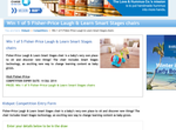 Win 1 of 5 Fisher-Price Laugh & Learn Smart Stages chairs