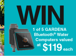 Win 1 of 5 Gardena Bluetooth Water Computers