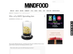 Win 1 of 5 GEFU Sprouting Jars!