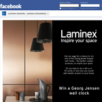 Win 1 of 5 George Jensen 'Kopel' wall clocks! - Laminex