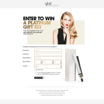 Win 1 of 5 ghd platinum arctic gold gift sets worth $315