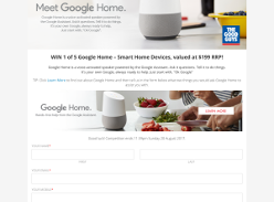Win 1 of 5 Google Home Smart Home Devices
