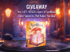 Win 1 of 5 Hand-Signed copies of Spellbook