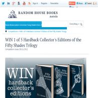 Win 1 of 5 Hardback Collector's Editions of the Fifty Shades Trilogy