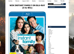 Win 1 of 5 Instant Family DVDs