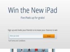 Win 1 of 5 iPad 3s!
