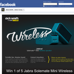 Win 1 of 5 Jabra Solemate Mini Wireless Speakers!