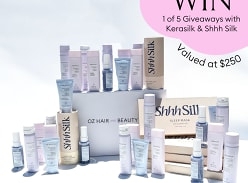 Win 1 of 5 Kerasilk & Shhh Silk Bundles