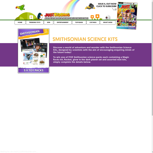 Win 1 of 5 Kids Science Kits