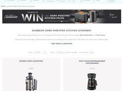 Win 1 of 5 Kitchen Appliance Sets