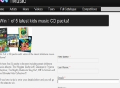 Win 1 of 5 latest kids music CD packs!