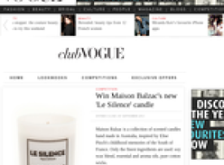 Win 1 of 5 'Le Silence' candles!