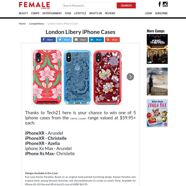 Win 1 of 5 Liberty Phone Cases