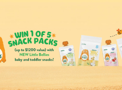 Win 1 of 5 Little Bellies Prize Packs