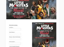 Win 1 of 5 Little Monster Signed Posters