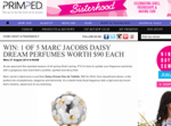 Win 1 of 5 Marc Jacobs 'Daisy' perfumes!