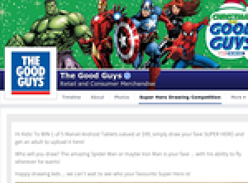 Win 1 of 5 Marvel Android Tablets