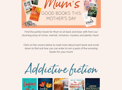 Win 1 of 5 Mother’s Day book packs