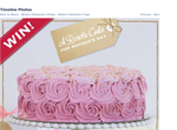 Win 1 of 5 Mother's Day Rosette Cakes!