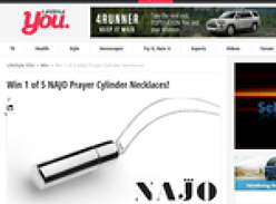 Win 1 of 5 NAJO Prayer Cylinder Necklaces!