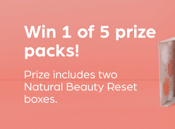 Win 1 of 5 Natural Beauty Reset Box for You and a Friend