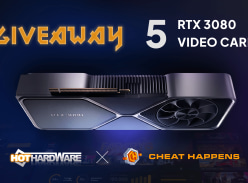 Win 1 of 5 NVIDIA RTX 3080 Graphics Cards