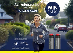 Win 1 of 5 Packs of ActiveResponse Personal Alarms