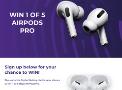 Win 1 of 5 Pairs of Apple AirPods Pro