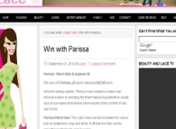 Win 1 of 5 Parissa gift packs