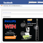 Win 1 of 5 Philips Sonicare 'Diamond Clean' black electric toothbrushes!