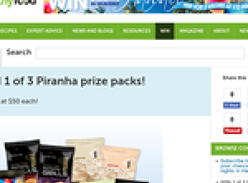 Win 1 of 5 'Piranha' chips prize packs!