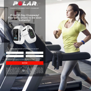 Win 1 of 5 'POLAR' prizes instantly every day! - POLAR
