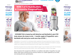Win 1 of 5 Prize Packs - Each Including a Nutribullet & 3 Months of PregmaPlus+